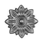 Ozdobný kvet pre kovaný plot, bránu a zábradlie 52.301,55 x 8 mm