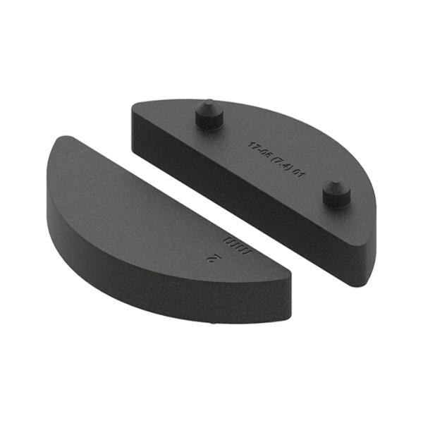 2-02-GU - těsnění do držáku skla a plechu - model 20 a 21, pro plech 2 mm, pro zábradlí a schodiště