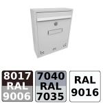 DOLS H-011 RAL - poštová schránka s otvormi, do bytových a panelových domov