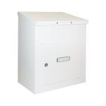 DOLS Parcel Box 04 RAL9016 - poštová schránka na balíky, pre montáž na stenu, biela