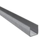 DRIVER-38 - hladký U profil pr.38x38 x 3 mm pozinkovaný, pre horné vedenie, dĺžka 6m