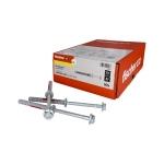 Fischer DuoXpand 10x80 FUS (balenie 50 ks) – rámové hmoždinky s pozinkovanou skrutkou so šesťhrannou hlavou SW13 / TORX T40