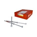 Fischer DuoXpand 8x120 FUS (balenie 50 ks) – rámové hmoždinky s pozinkovanou skrutkou so šesťhrannou hlavou SW10 / TORX T30