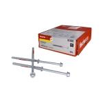 Fischer DuoXpand 8x80 FUS (balenie 50 ks) – rámové hmoždinky s pozinkovanou skrutkou so šesťhrannou hlavou SW10 / TORX T30