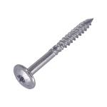 HPM TEC RAPI-TEC SK PLUS 5,0x50/27+R - stavebná skrutka do dreva, polozávit, pozink, tanierová hlava, TORX T25