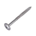 HPM TEC RAPI-TEC SK PLUS 5,0x60/32+R - stavebná skrutka do dreva, polozávit, pozink, tanierová hlava, TORX T25