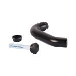 LOCINOX 3006B-2 – hliníková kľučka na dvere a krídlové bránky, jednostranná, čierna, pre krídlové bránky a dvere