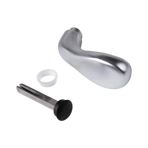 LOCINOX 3006C-2 – hliníková klika na dveře a křídlové branky, jednostranná, stříbrná