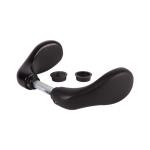 LOCINOX 3006CB – hliníková kľučka na dvere a krídlové bránky, dĺžka 98 mm, čierna