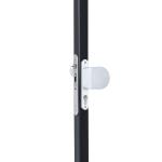 LOCINOX 3006HOLD-PAD – hliníková kľuka so štítom na krídlové bránky, pevná/otočná, strieborná