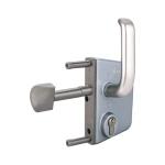 LOCINOX LSKZ ZILV - komplet zámkovej krabice pre profil 50 mm, pre posuvné brány, strieborný