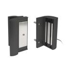 LOCINOX MAG 6000 C - prídržný elektromagnet s integrovaným madlom, pre krídlové bránky, čierny