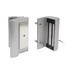 LOCINOX MAG 6000 S - prídržný elektromagnet s integrovaným madlom, pre krídlové bránky, strieborný