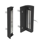 LOCINOX MAGMAG 3000 - prídržný elektromagnet s dorazovou lištou, pre krídlové bránky, čierny