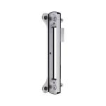 LOCINOX SFKM QF ALUM - dorazová lišta pre zadlabávacie zámky LOCINOX, pre profil 40 až 60mm, pre krídlové bránky, strieborná