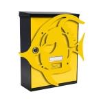 MIA box Fish Y - poštová schránka s výmenným krytom a menovkou, ryba