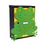 MIA box Frog Y - poštová schránka s výmenným krytom a menovkou, žaba