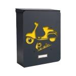 MIA box Motorbike Y - poštová schránka s výmenným krytom a menovkou, motocykel