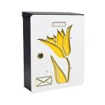 MIA box Tulip Y - poštová schránka s výmenným krytom a menovkou, tulipán