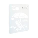 MIA Brach umbrella - výmenný kryt pre poštové schránky MIA box, pláž