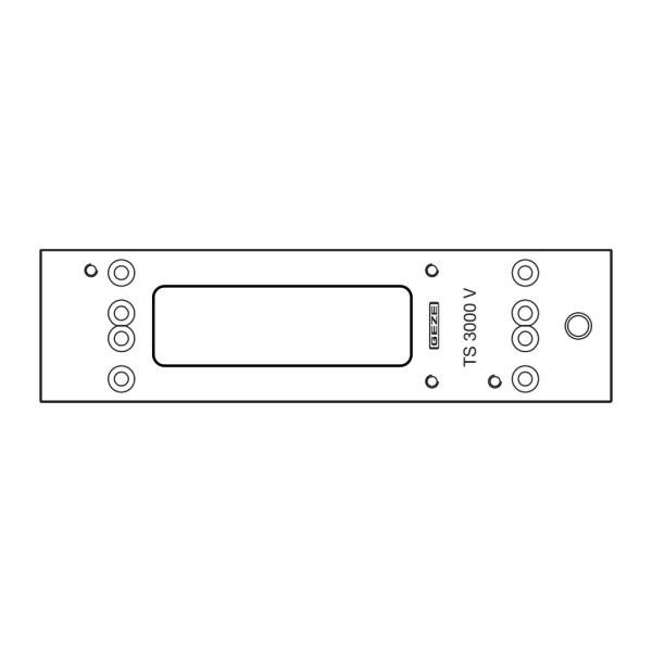 Montážní deska pro zavírač GEZE TS 3000 V - stříbrná