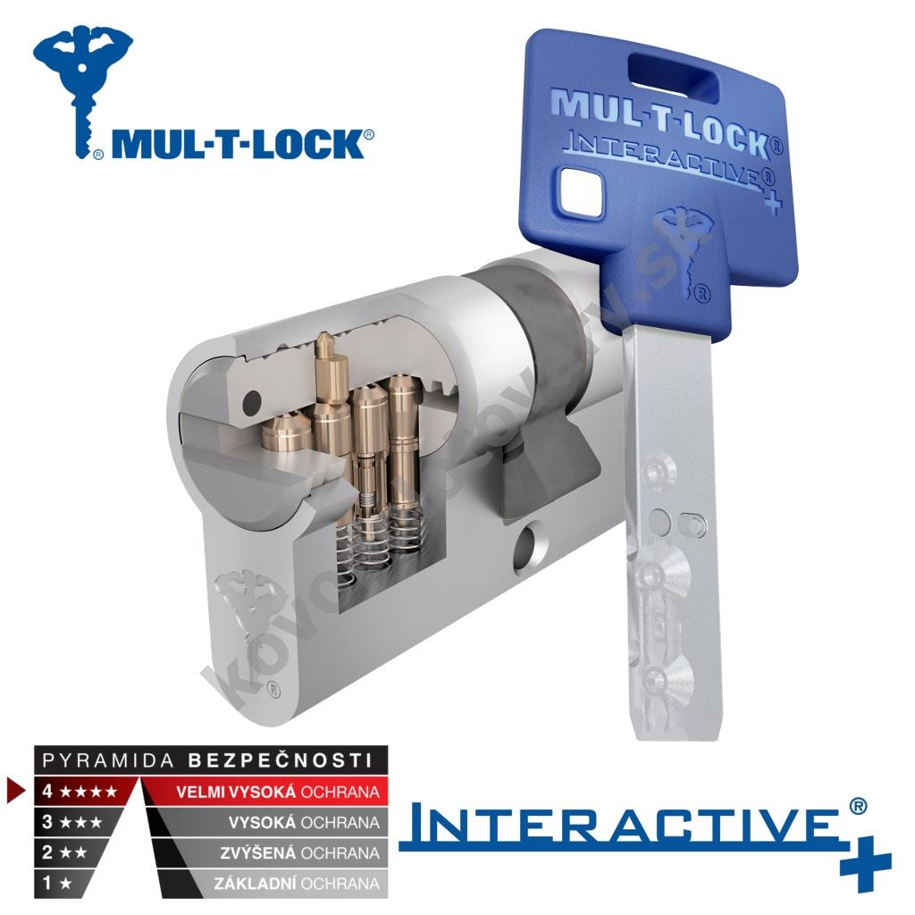 Mul-T-Lock Interactive+ ENTR - Cylindrická vložka, 4. bezpečnostná ...