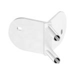 Nerezová kotviaca príruba zábradlia 50132-240-AE pre pr.42,4 mm bočné kotvenie, 90° vonkajší roh