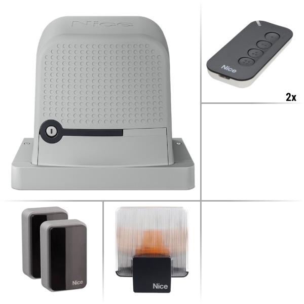 Nice Robus 400 BD KCE (RBS400BDKCE) – sestava pohonu a příslušenství, pro posuvnou bránu do 400 kg