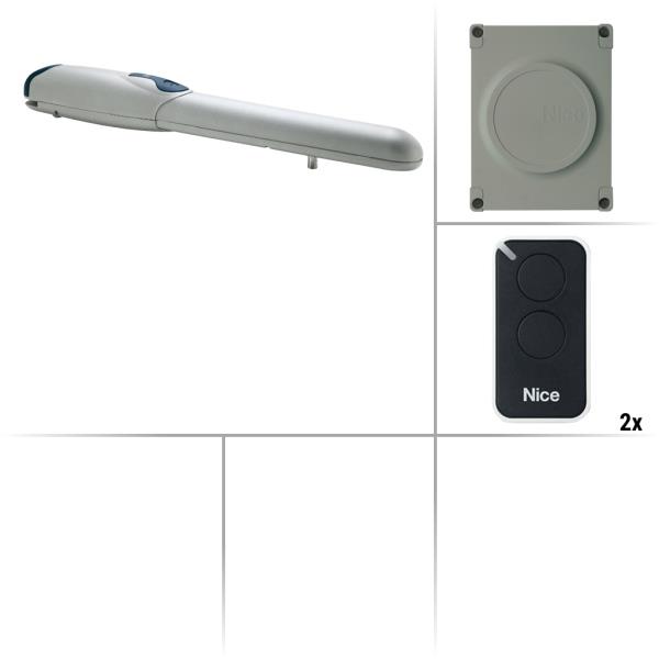 Nice Wingo 3524 K1 - sestava pohonu a příslušenství, pro 1-křídlové brány do 3,5 m průjezdu a 500 kg