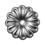 Ozdobný kvet 50.010 pre kovaný plot, bránu a zábradlie, 68 x 1,2 mm, otvor 12 mm