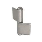 Pánt na dvere a vráta - navarovací ľavý pr.17 mm x 100 mm FM-495100SX, bez úpravy