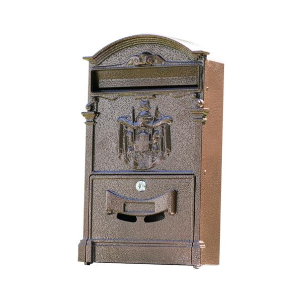 Poštovní schránka 65.202 měděná barva, 410 x 255 x hloubka 90 mm