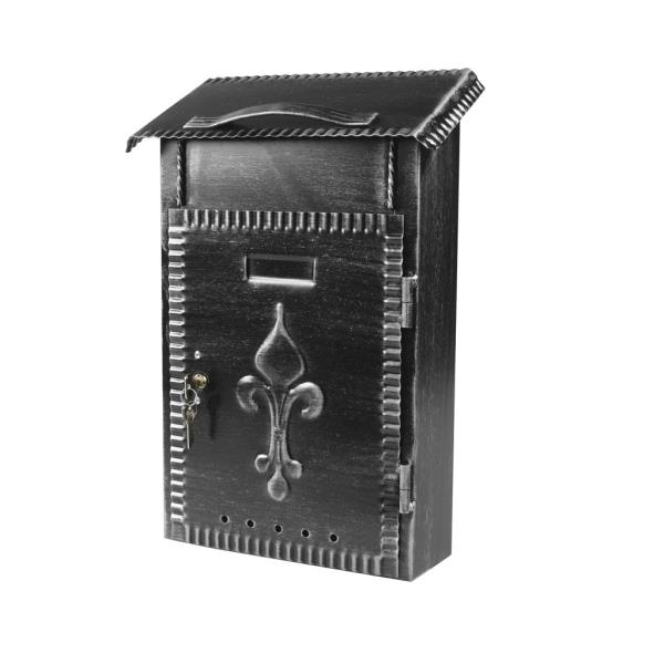 Poštovní schránka FM-645 černá matná, 380 x 230 x hloubka 80 mm