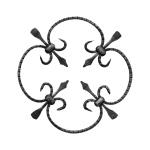 PSG 13.007 - ozdobný ornament pre kované ploty, brány a mreže
