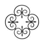 PSG 13.025 - ozdobný ornament pre kované ploty, brány a mreže