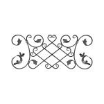 PSG 13.042 - ozdobný ornament pre kované ploty, brány a mreže