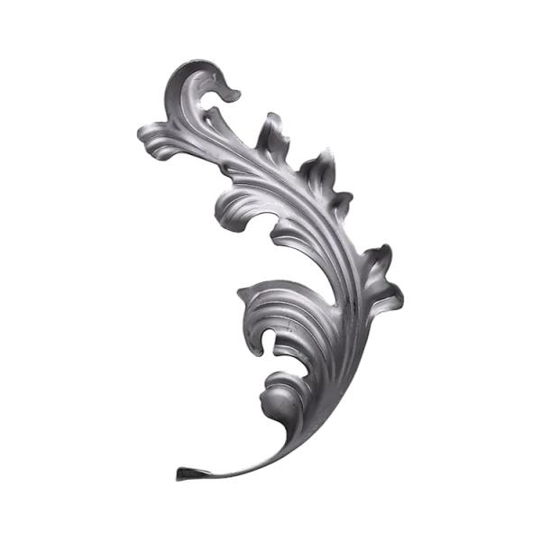 PSG 51.123 - ozdobný list, kovaný polotovar na plot, bránu, mříž a zábradlí, levý