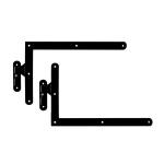 PSG 61.221.02 - bránové pánty, pásové závesy pr. 50x5,5 mm s čapmi pr. 16 mm