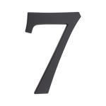 PSG 64.157 - hliníková 3D číslica 7, číslo na dom, výška 190 mm, čierna