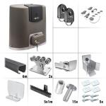 Somfy Elixo 500 3S M io Standard 7.0 - zostava pojazdu, pohonu a príslušenstva, pre posuvnú bránu do prejazdu 4,2 m a 425 kg, profil bez úpravy