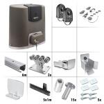 Somfy Elixo 500 3S M io Standard 7.0Z - zostava pojazdu, pohonu a príslušenstva, pre posuvnú bránu do prejazdu 4,2 m a 425 kg, pozinkovaný profil