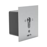 Somfy Keyswitch 2 (1871149) – kľúčový spínač pre zapustenú montáž, 2-pólový, pre ovládanie pohonu brány a vrát