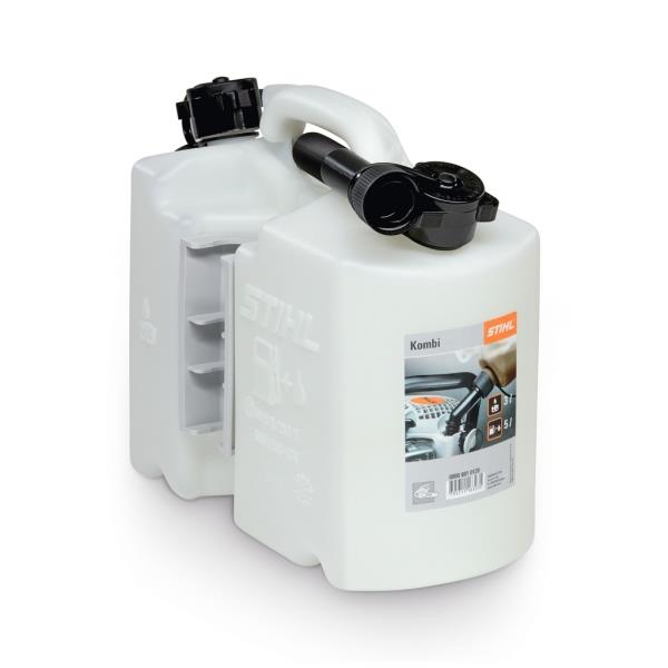 STIHL 0000 881 0123 – kombinovaný kanystr na palivo a olej, profi, transparentní, 5/3 l