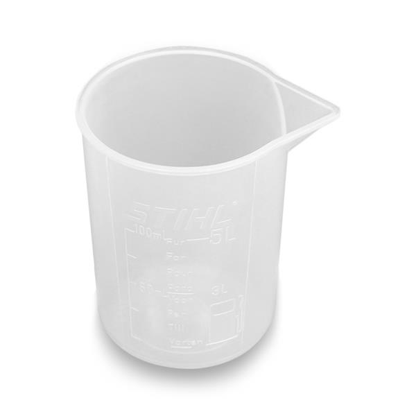 STIHL 0000 881 0186 – odměrka s měrnou stupnicí, transparentní, 100 ml