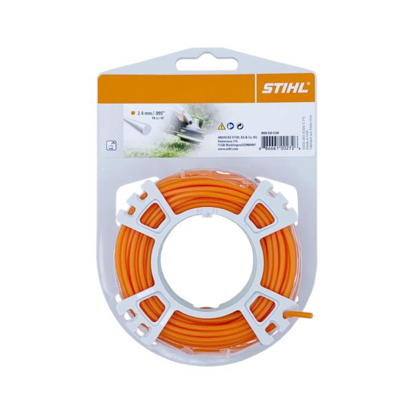 STIHL 0000 930 2338 – struna do křovinořezu, kulatá, oranžová, pr. 2,4 mm, 14 m
