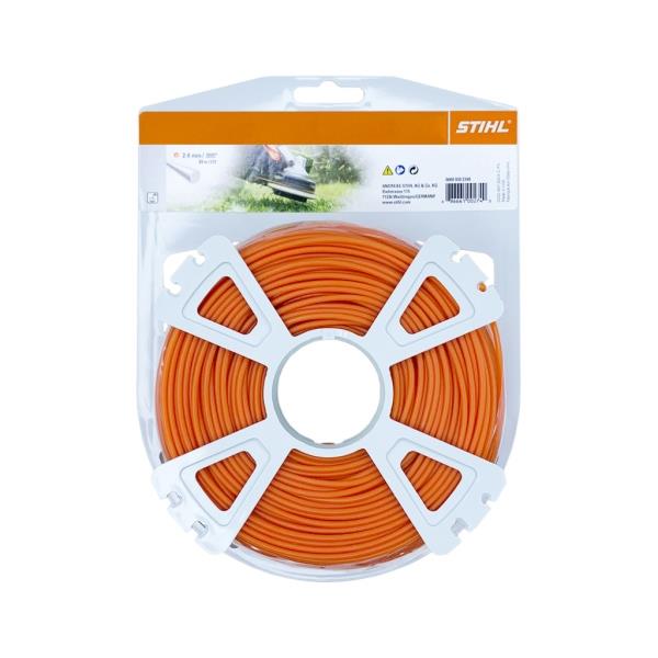 STIHL 0000 930 2340 – struna do křovinořezu, kulatá, oranžová, pr. 2,4 mm, 83 m