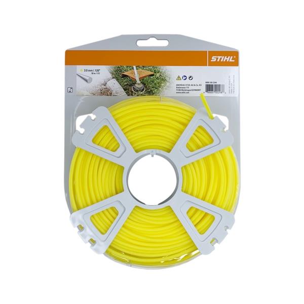 STIHL 0000 930 2344 – struna do křovinořezu, kulatá, žlutá, pr. 3,0 mm, 53 m