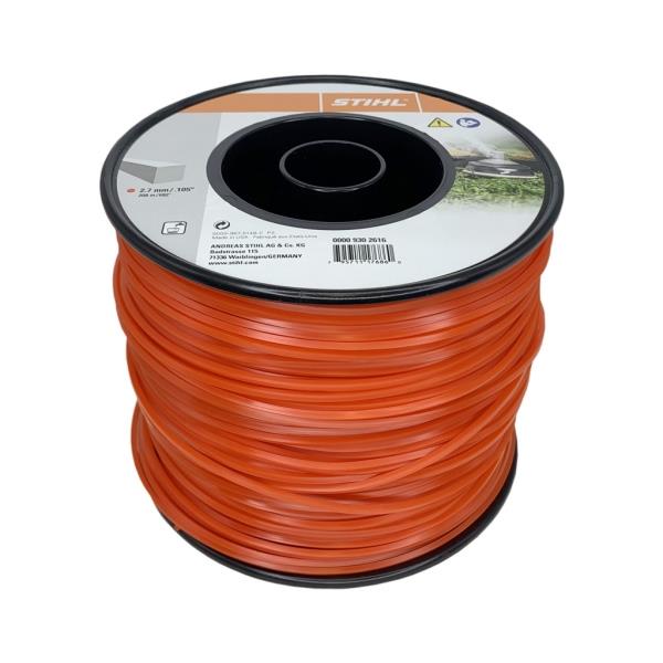 STIHL 0000 930 2616 – struna do křovinořezu, hranatá, červená, pr. 2,7 mm, 208 m