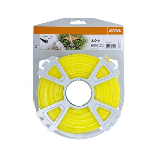 STIHL 0000 930 2644 – struna do křovinořezu, hranatá, žlutá, pr. 3,0 mm, 53 m