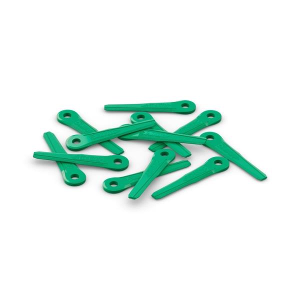 STIHL 4002 007 1020 – plastové nože na žací hlavy PolyCut, zelené, 130 mm, bal. 12 ks